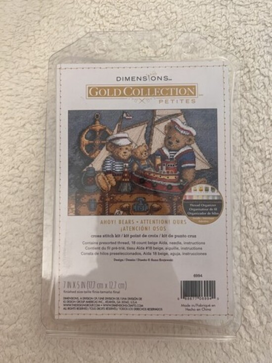 Dimensions Other - DIMENSIONS Gold Collection Counted Cross Stitch Kit Ahoy! #6994